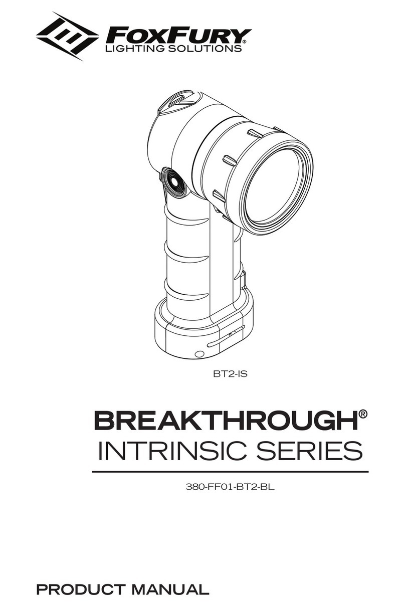 Foxfury Lighting Solutions Breakthrough series User manual
