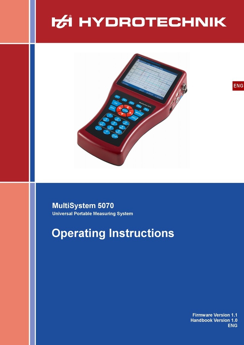 Hydrotechnik MultiSystem 5070 operating instructions Hydrotechnik MultiSystem 5070 operating instructions