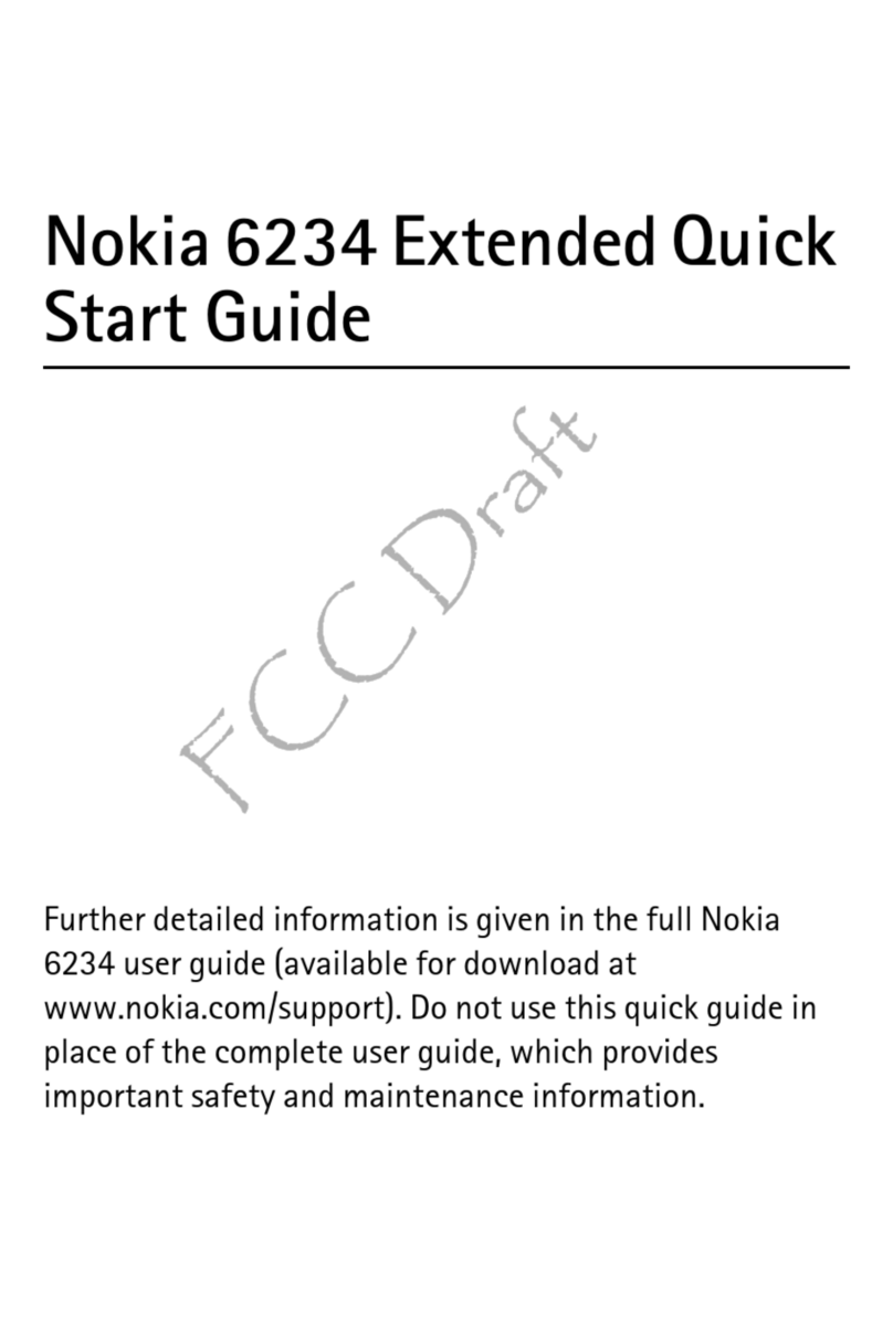 Nokia 6234 - Cell Phone 6 MB Extended Quick Start Guide
