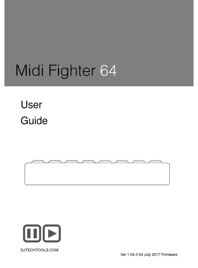 DJ Techtools Midi Fighter 64 user guide