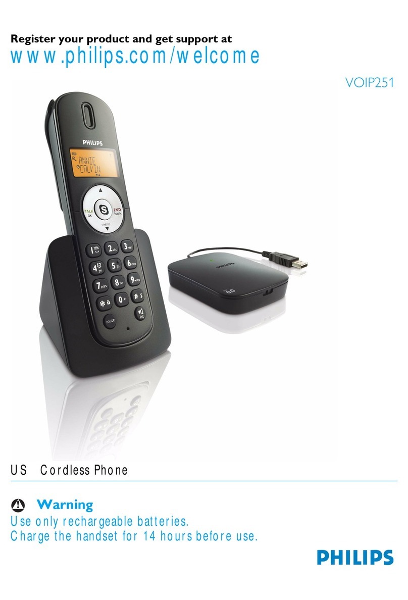 Philips VOIP251 User manual