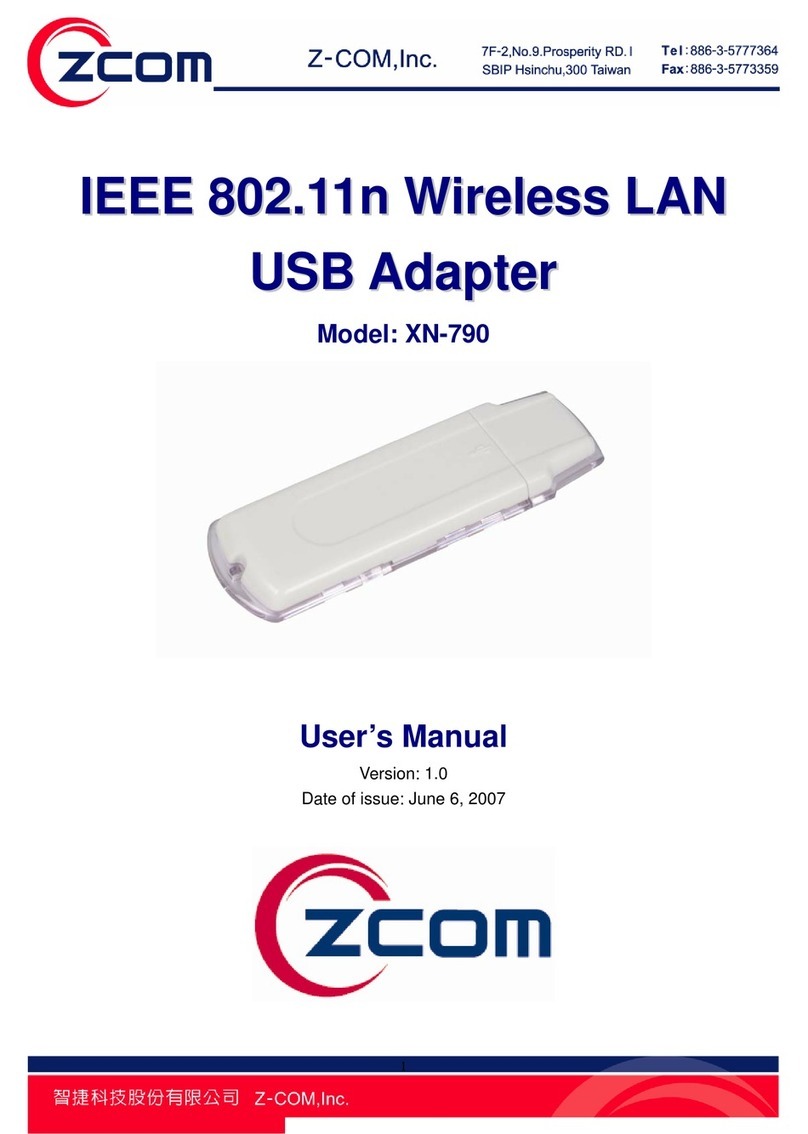 Zcom XN-790 User manual
