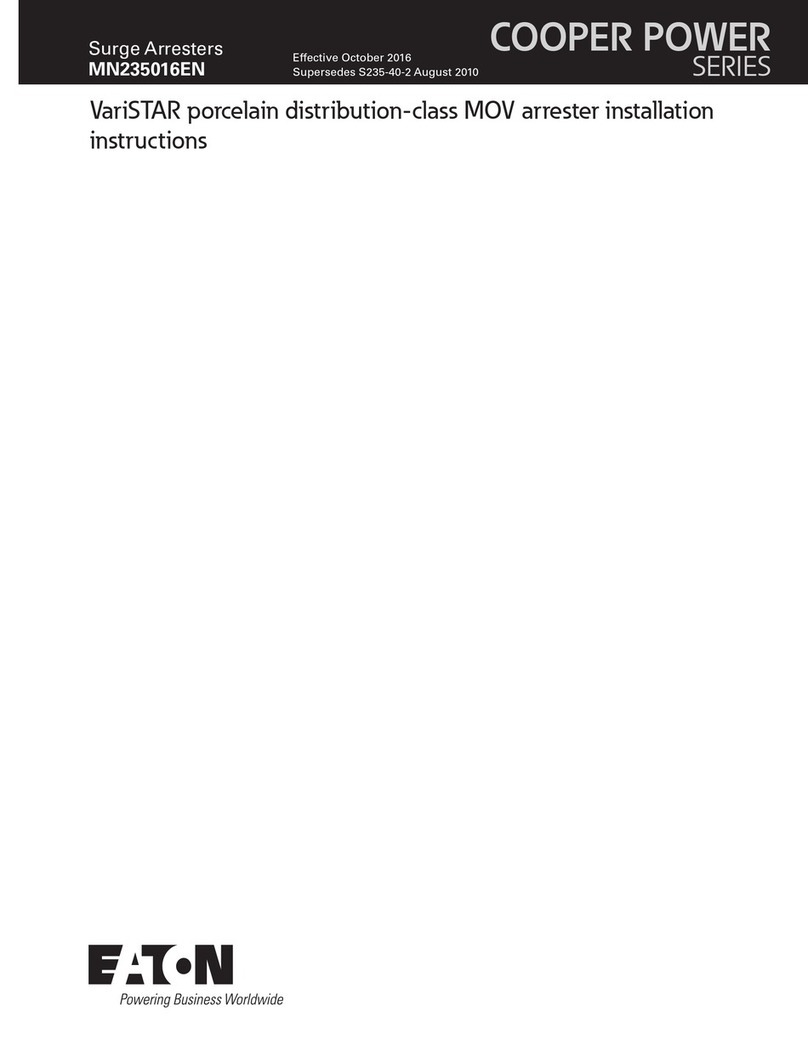 Eaton COOPER POWER SERIES User manual