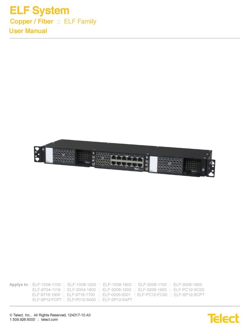 Telect ELF-1008-1100 User manual