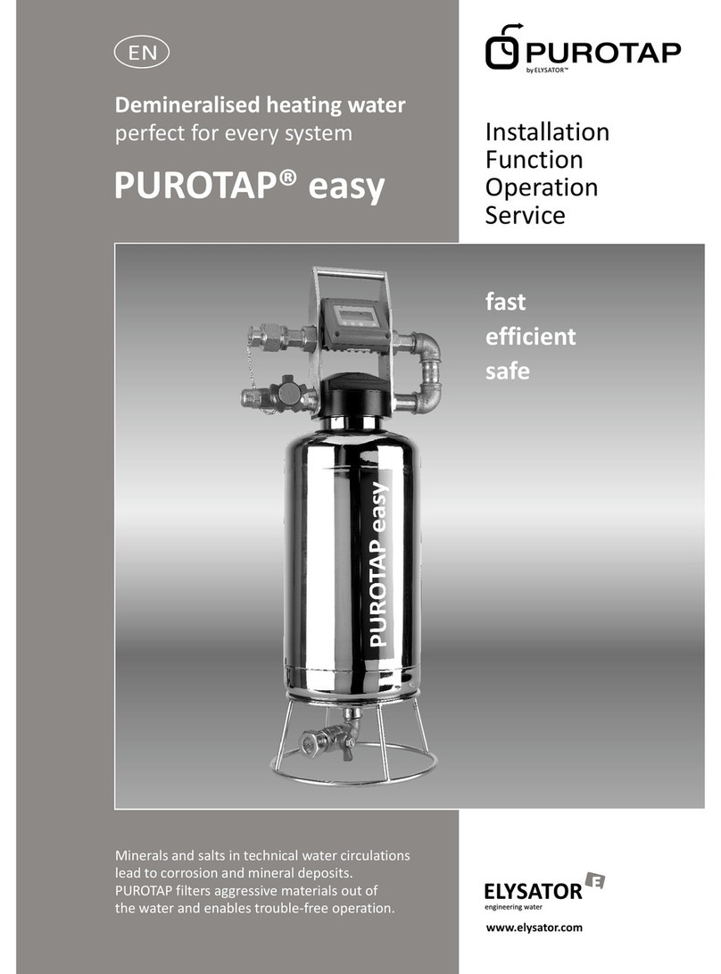 elysator PUROTAP easy installation operation service maintenance