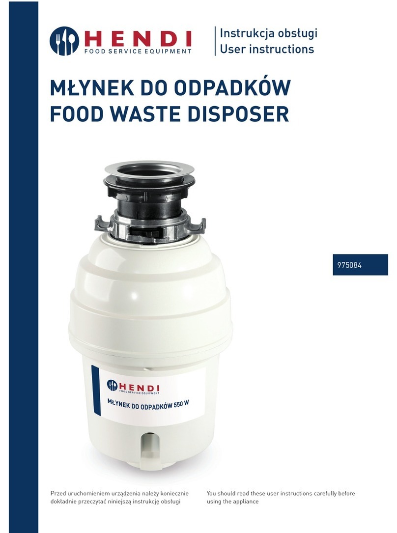Hendi 975084 User instructions
