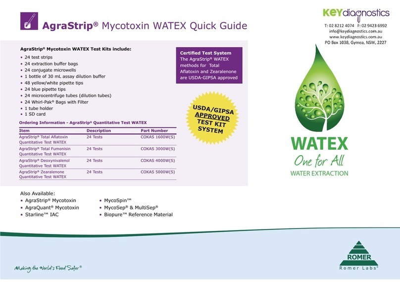 Romer AgraStrip Mycotoxin WATEX quick guide