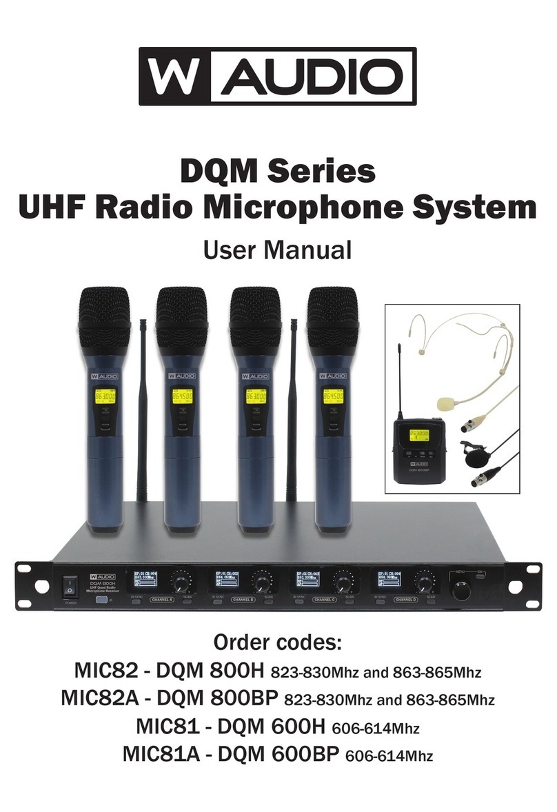 Waudio DQM Series User manual