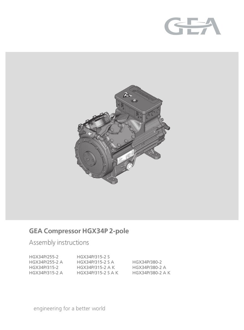 GEA HGX34P Series User manual