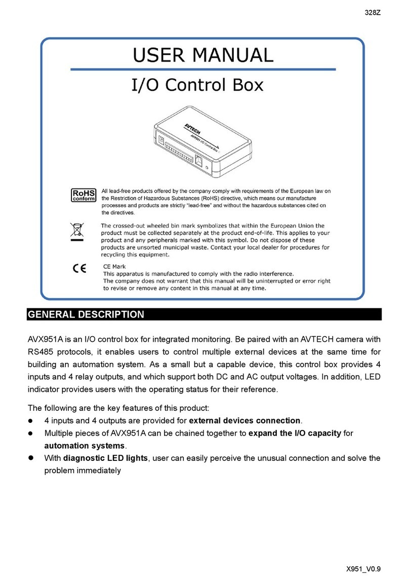 Avtech AVX951A User manual