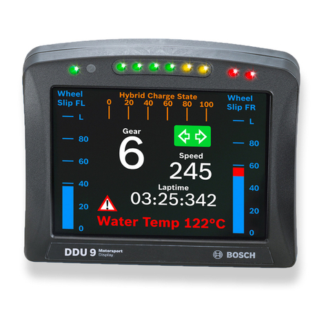 Bosch DDU 9 User manual