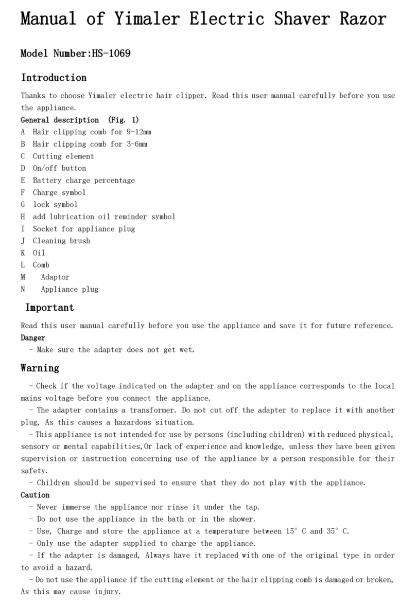 YIMALER HS-1069 manual
