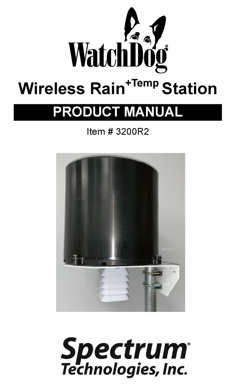 Spectrum WatchDog Wireless Rain+Temp Station product manual