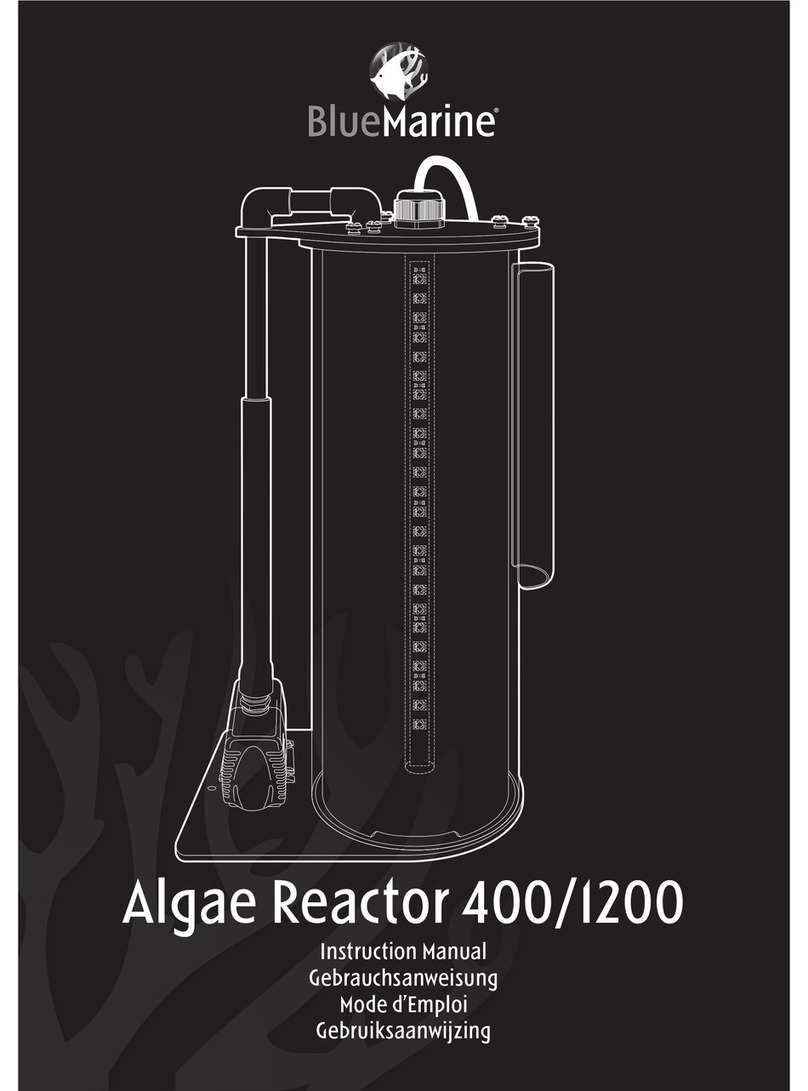 Blue Marine Algae Reactor 400 instruction manual Blue Marine Algae Reactor 400 instruction manual