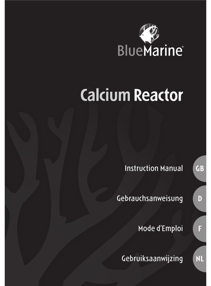 Blue Marine Calcium Reactor instruction manual