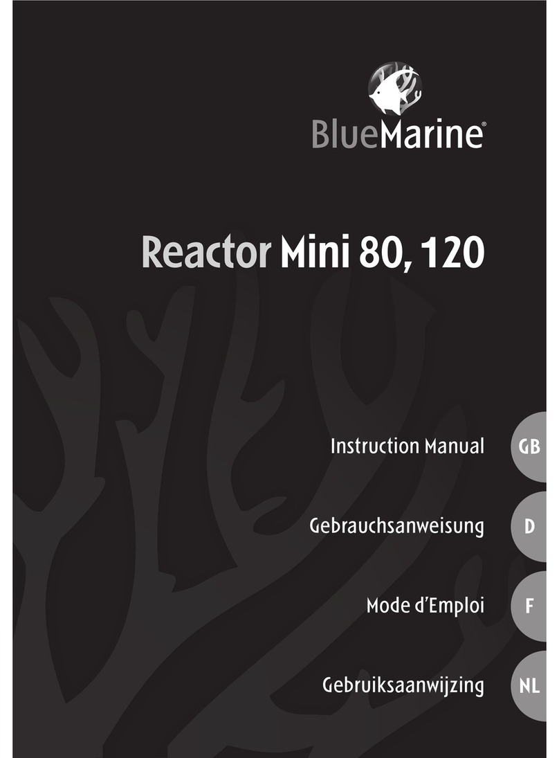 Blue Marine Reactor Mini 120 User manual