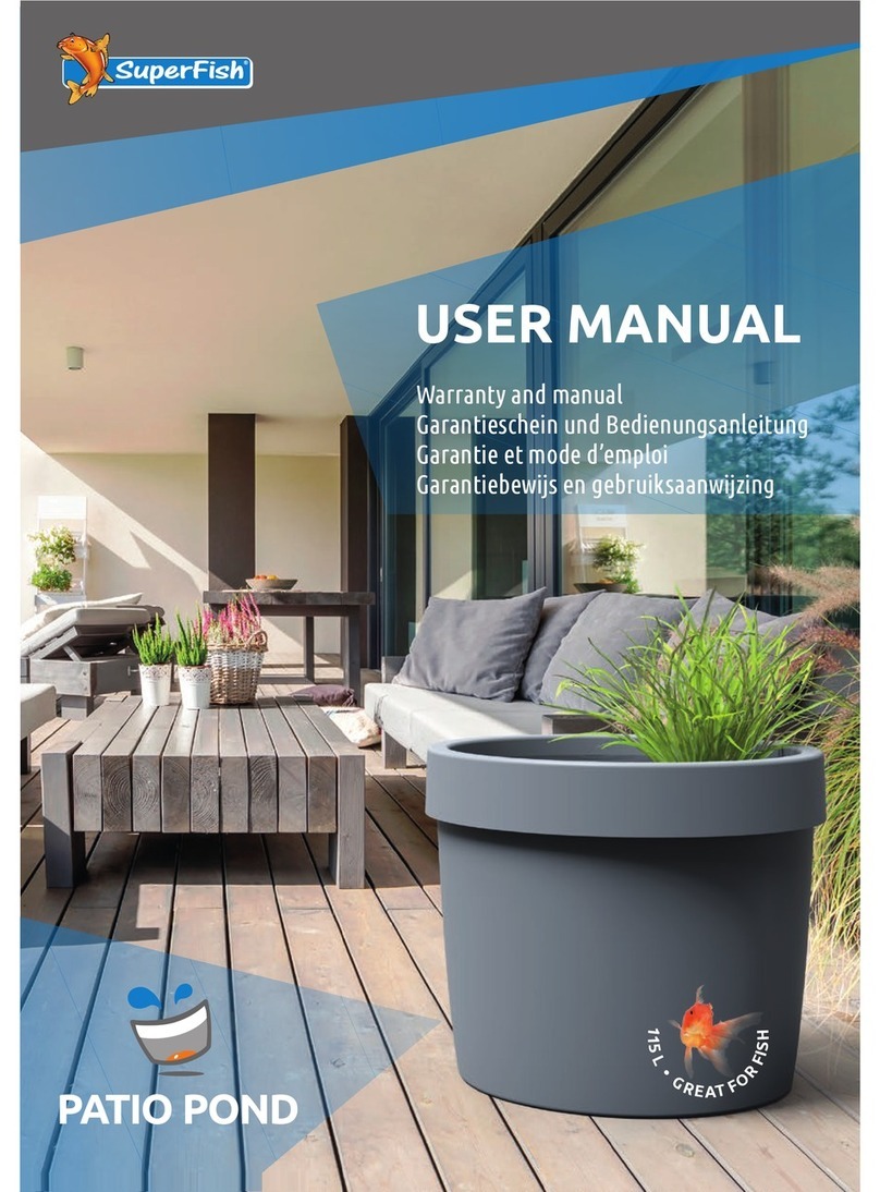 SuperFish Patio Pond User manual