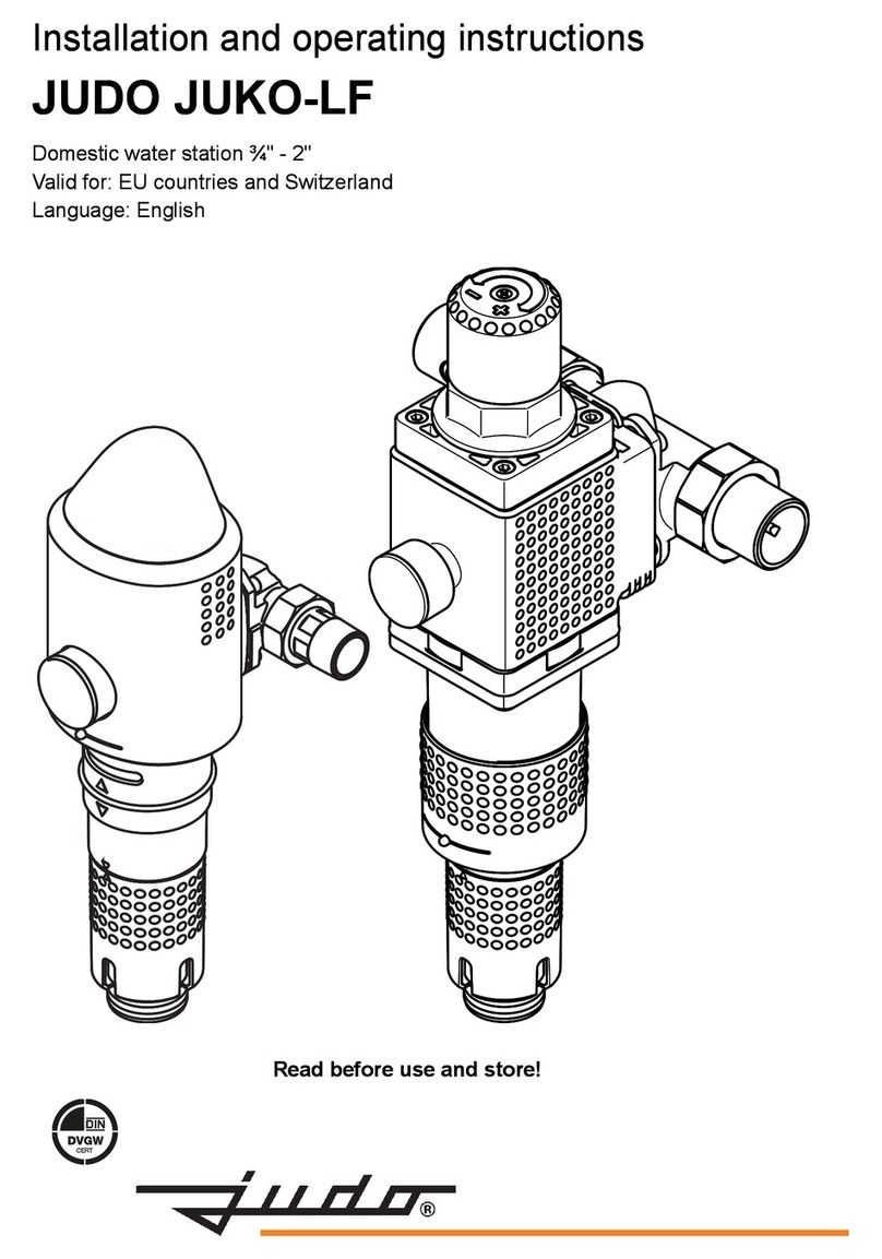 Judo JUKO-LF Installation and operating instructions