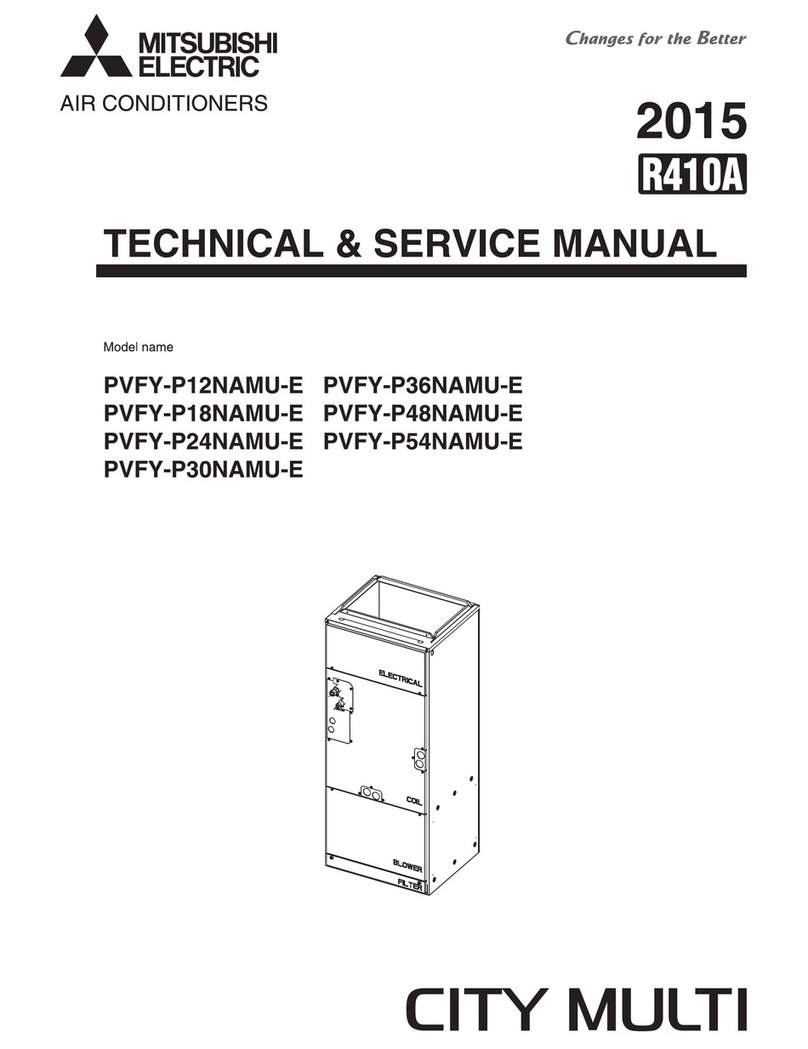 Mitsubishi Electric CITY MULTI PVFY-P12NAMU-E Operating manual Mitsubishi Electric CITY MULTI PVFY-P12NAMU-E Operating manual