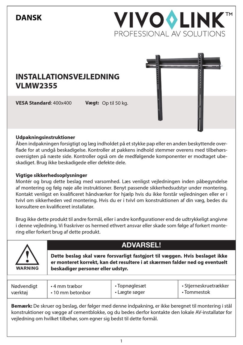 Vivo Link VLMW2355 Installation instructionruction