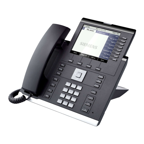 Unify OpenScape Desk Phone IP 55G Quick reference card Unify OpenScape Desk Phone IP 55G Quick reference card