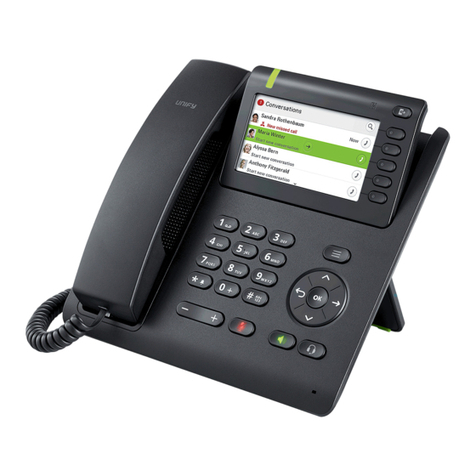 Unify OpenScape Desk Phone CP600 Quick reference guide