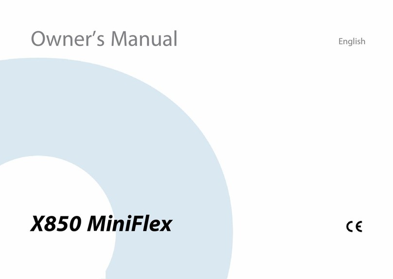 Permobil X850 MiniFlex User manual
