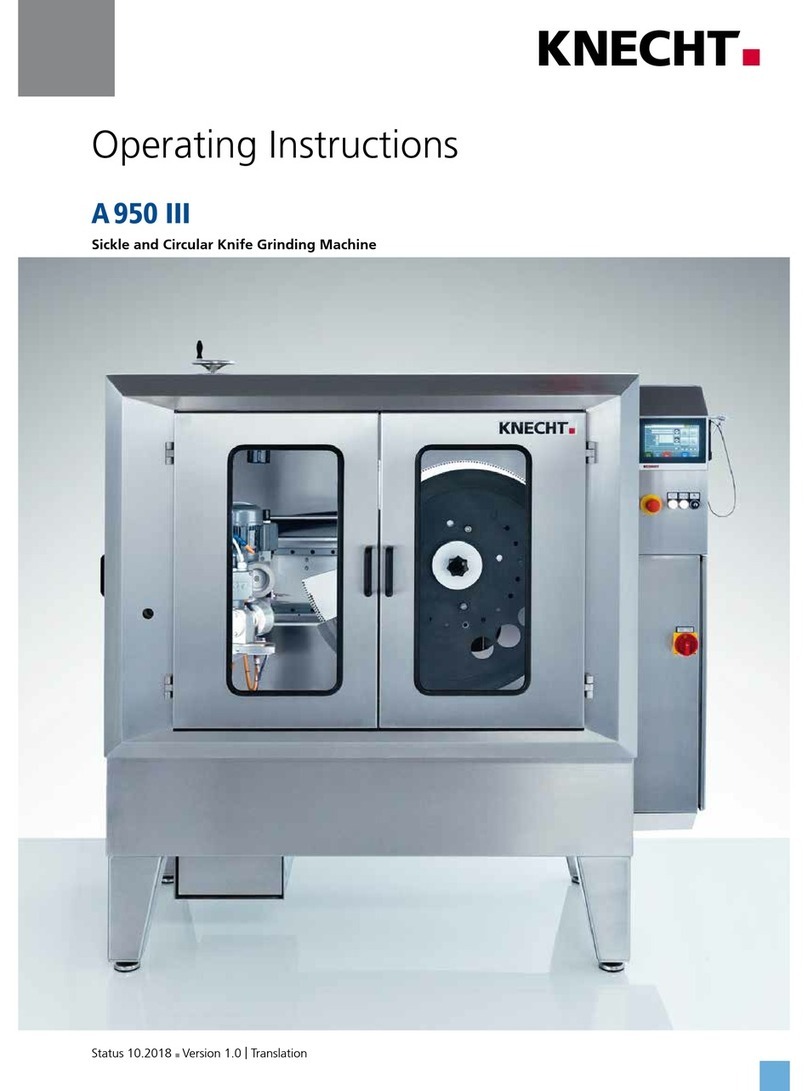 KNECHT A 950 III operating instructions