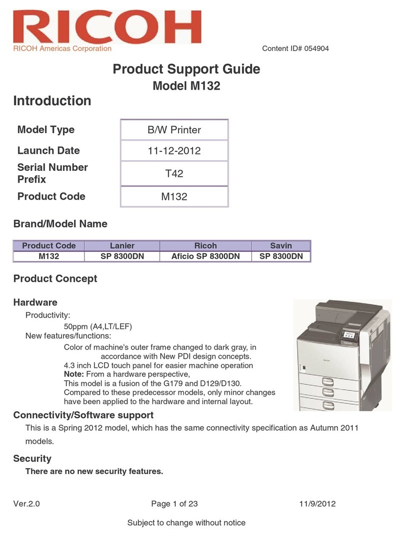 Ricon M132 Installation instructions