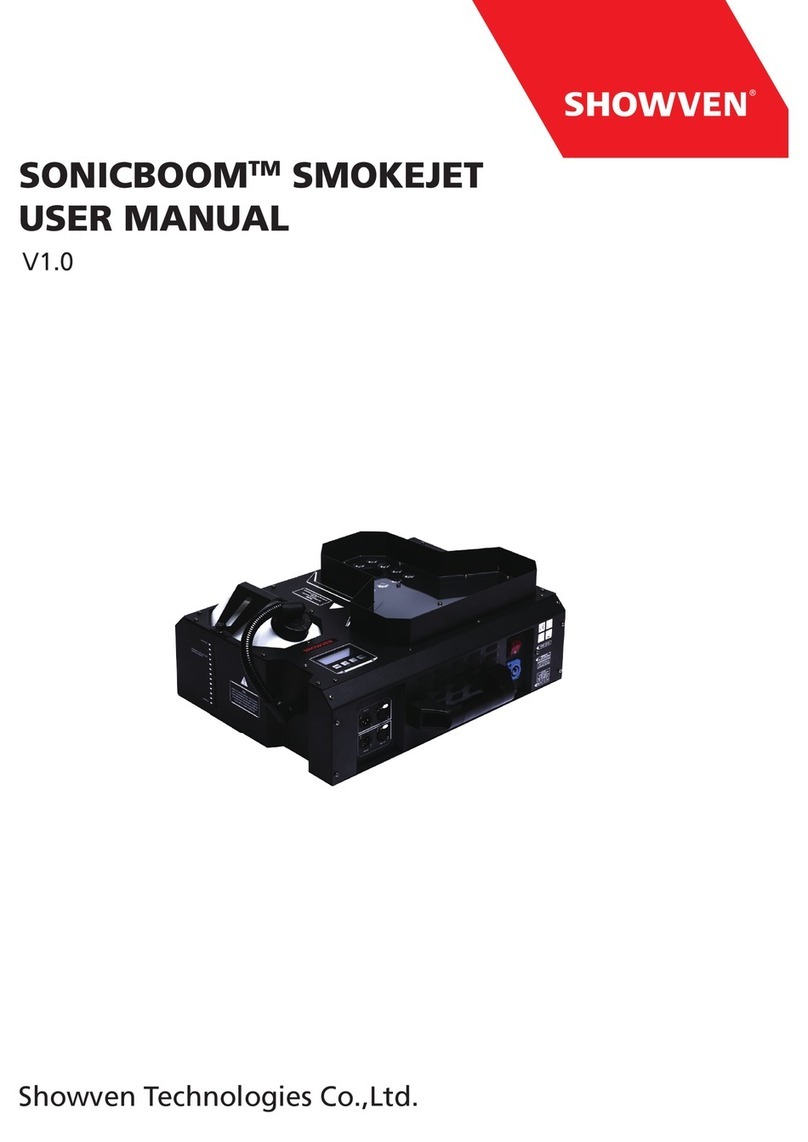 Showven Sonicboom Smokejet user manual