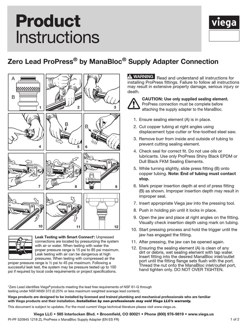 Viega ManaBloc ProPress Instruction sheet