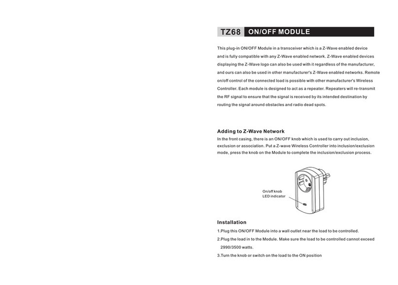 TKB Home TZ68 User manual