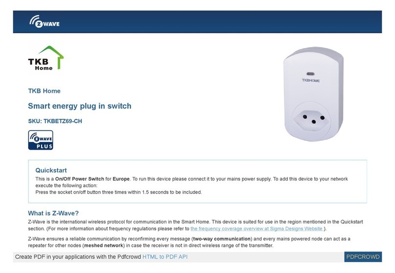 TKB Home TKBETZ69-CH User manual
