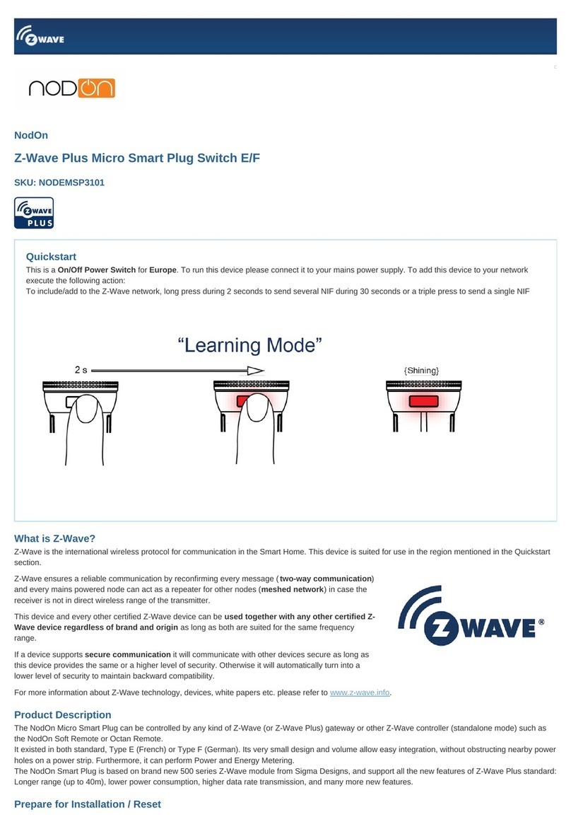 nodon NODEMSP3101 manual