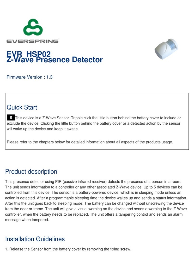 EVERSPRING EVR HSP02 manual