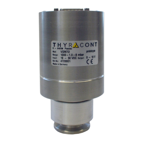Thyracont VSM72 operating instructions