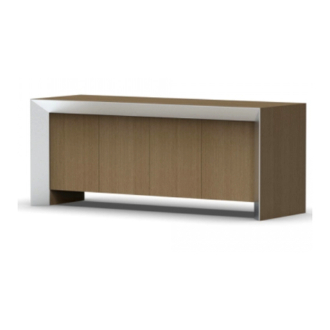 Nucraft Tavola Standing Height and Credenza User manual