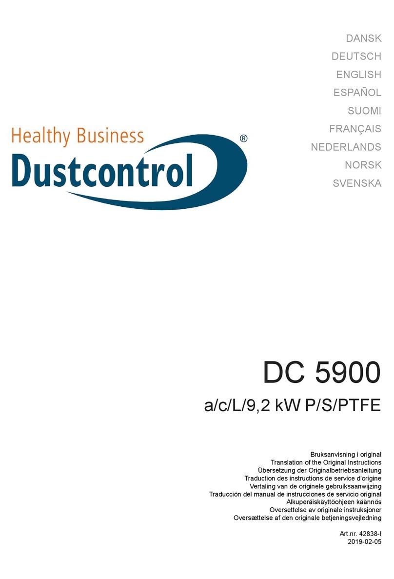Dustcontrol DC 5900 User manual