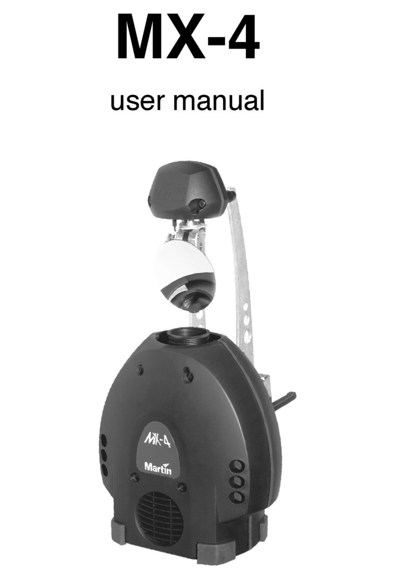 Martin MX-4 User manual Martin MX-4 User manual