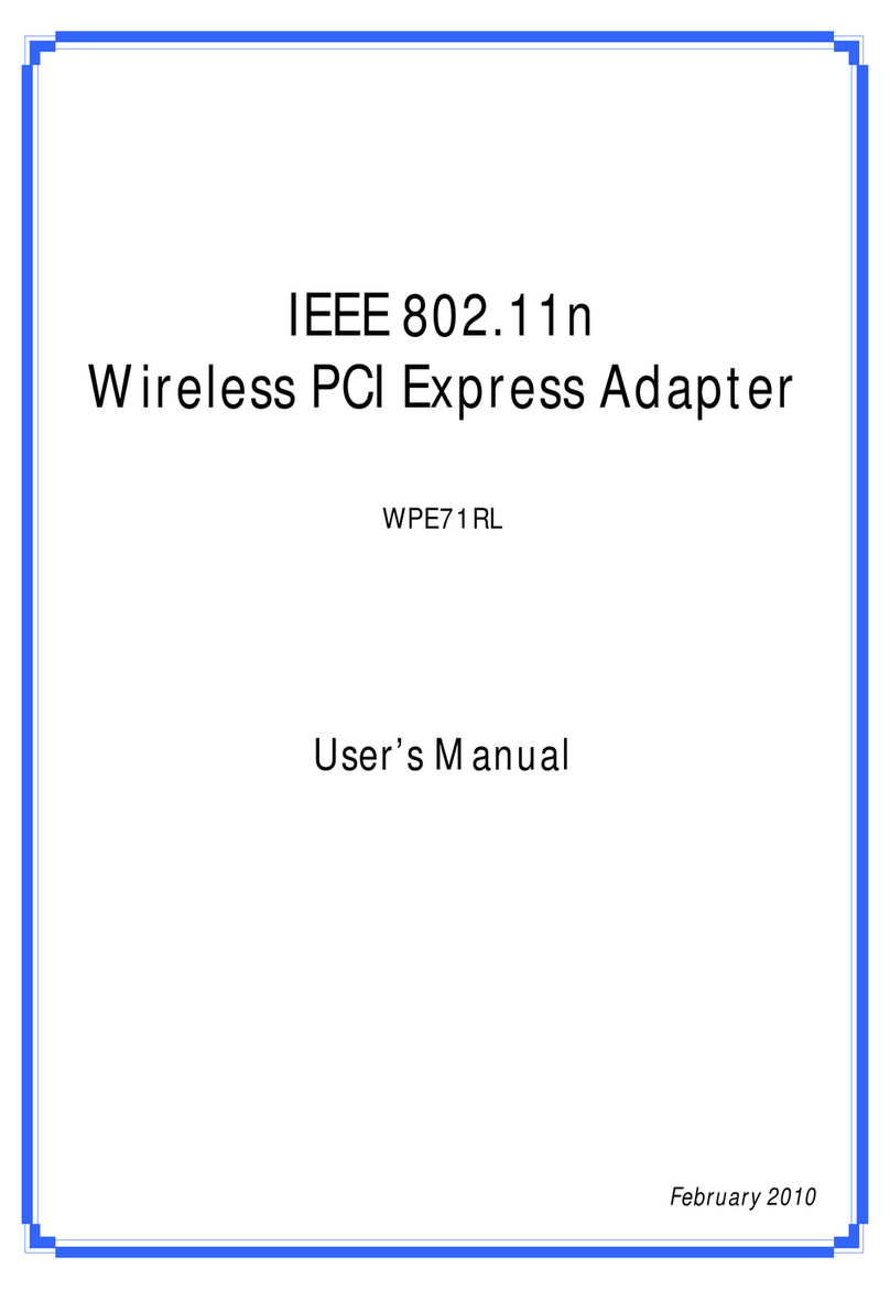 PRO-NETS WPE71RL user manual