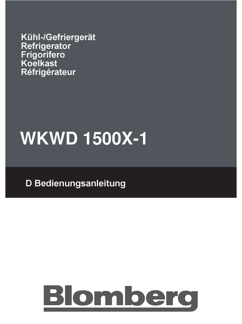 Blomberg WKWD 1500X-1 operating instructions