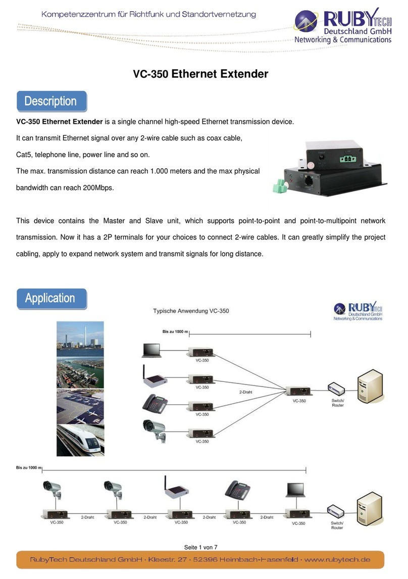 Ruby Tech VC-350 manual