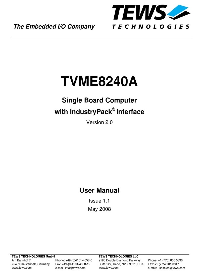Tews Technologies TVME8240A user manual