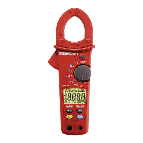 Benning CM 8 User manual