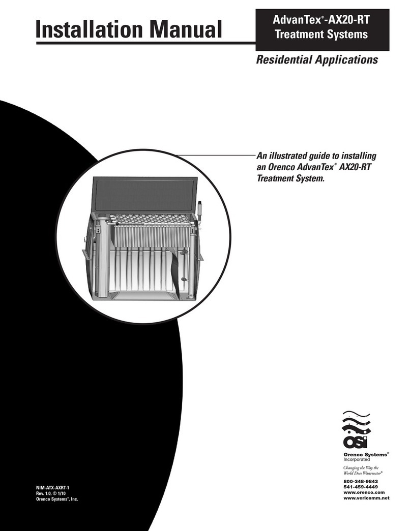 Orenco AdvanTex AX20-RT installation manual