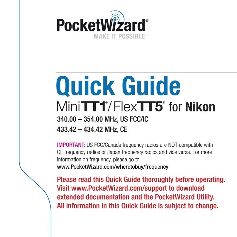 Pocket Wizard MiniTT1 quick guide