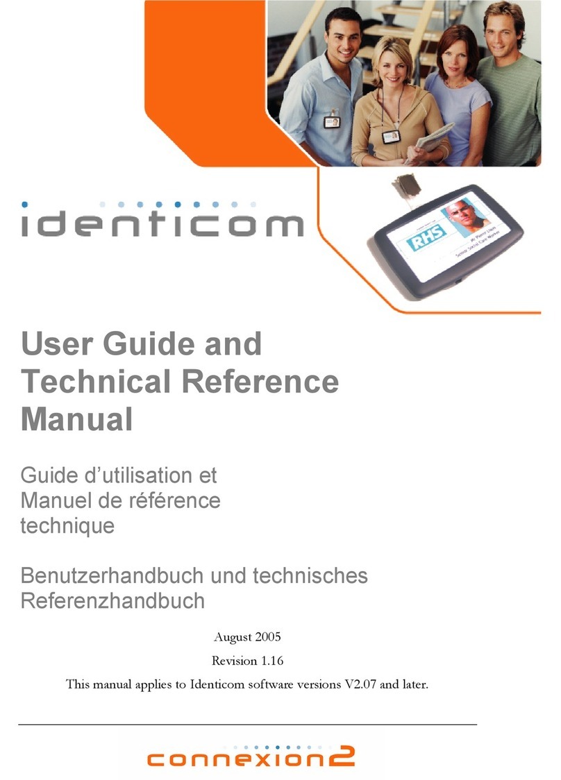 Connexion2 Identicom Use and care manual