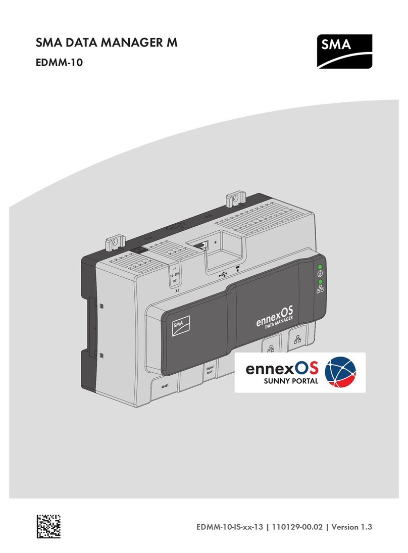 SMA Modbus EDMM-10 Quick reference guide