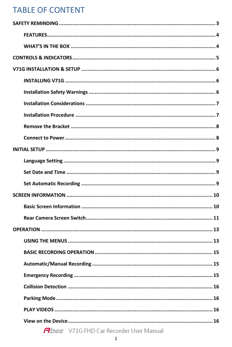 Abee V71G User manual