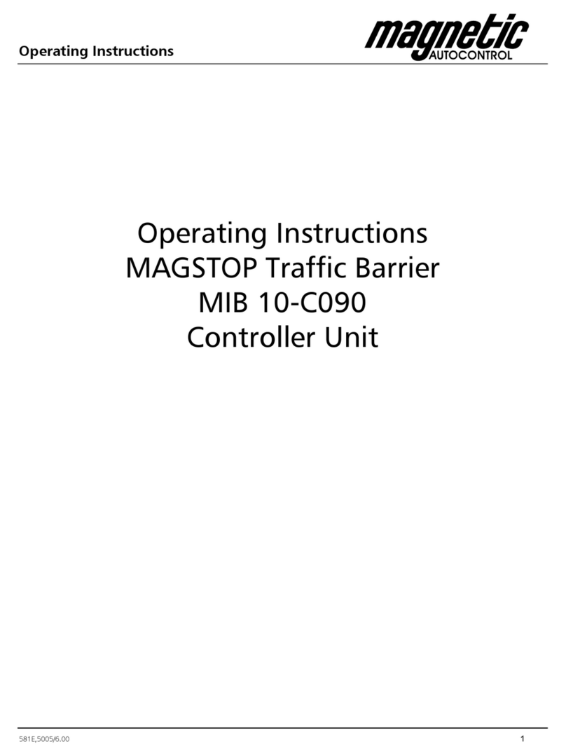Magnetic Autocontrol MAGSTOP MIB 10-C090 User manual